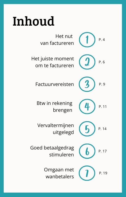 Facturen die betaald worden | GRATIS Digitale Gids!