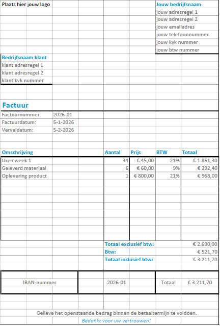 Facturen die betaald worden | GRATIS Digitale Gids!