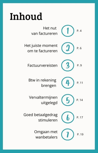 Facturen die betaald worden | GRATIS Digitale Gids!