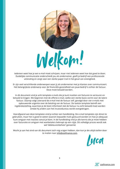 E-mail Templates: Debiteurenbeheer