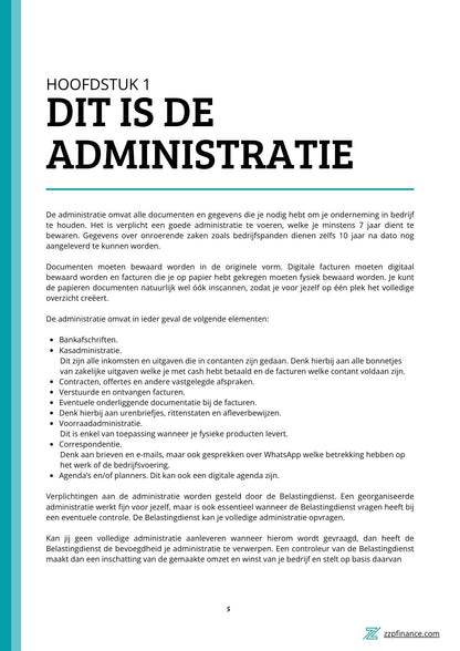 Jouw Administratie: Snelle Administratie Voor De Drukke Ondernemer | Complete Digitale Gids
