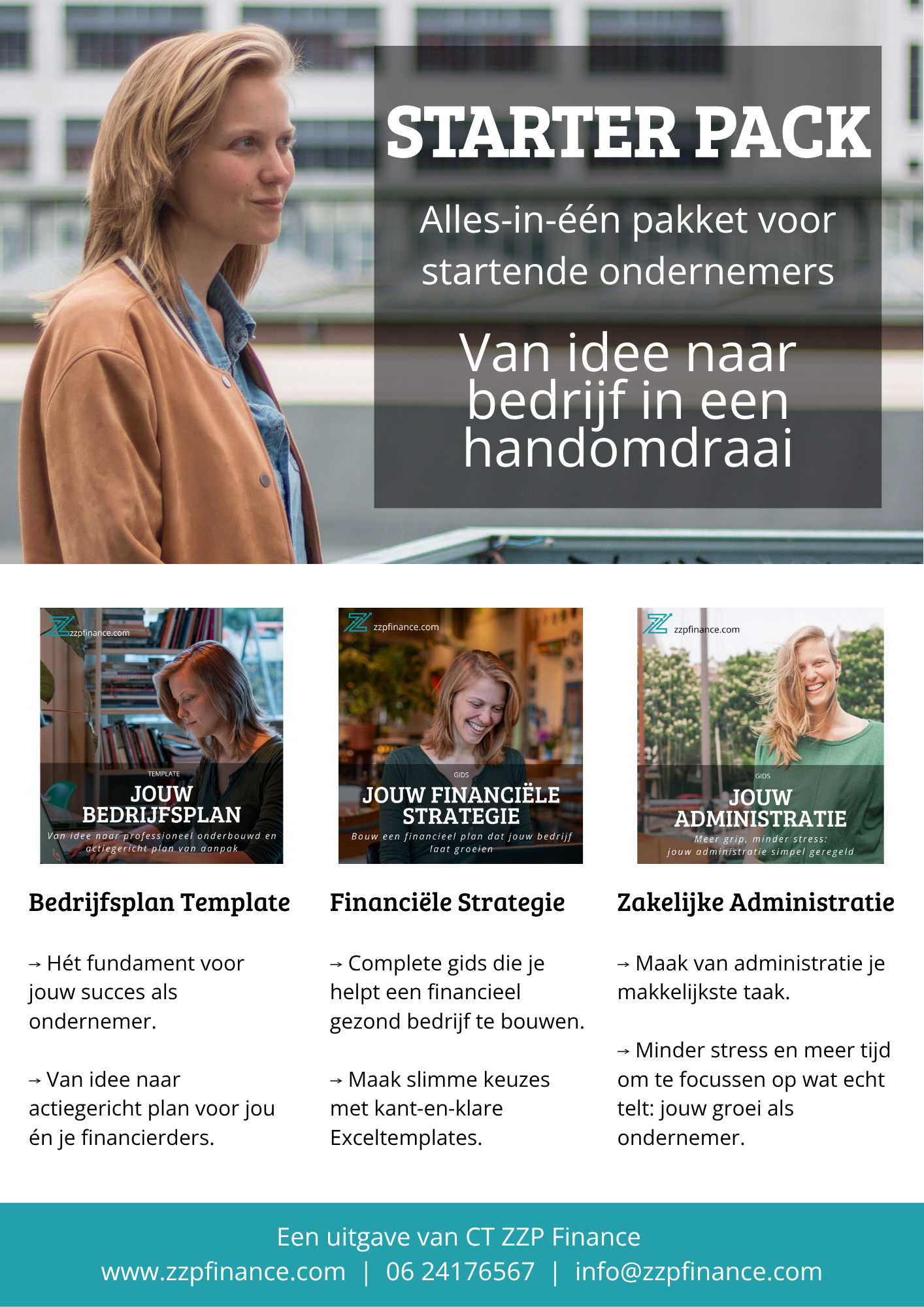 Van Idee naar Bedrijf: Starter Pack met Plan, Strategie & Administratie
