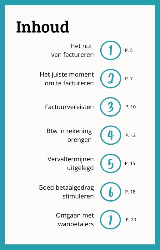 Facturen die betaald worden | GRATIS digitale gids!