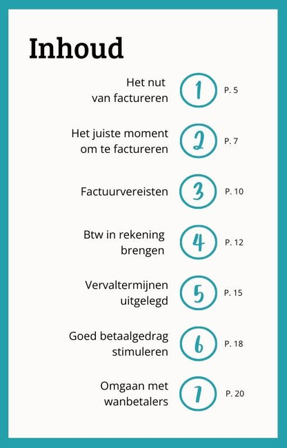 Facturen die betaald worden | GRATIS digitale gids!